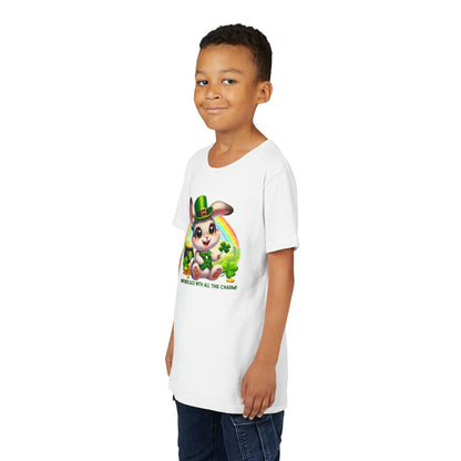 Who Needs Luck with All This Charm? Youth Tee - Spread Luck and Laughter! 🍀🍀 - Whippie's