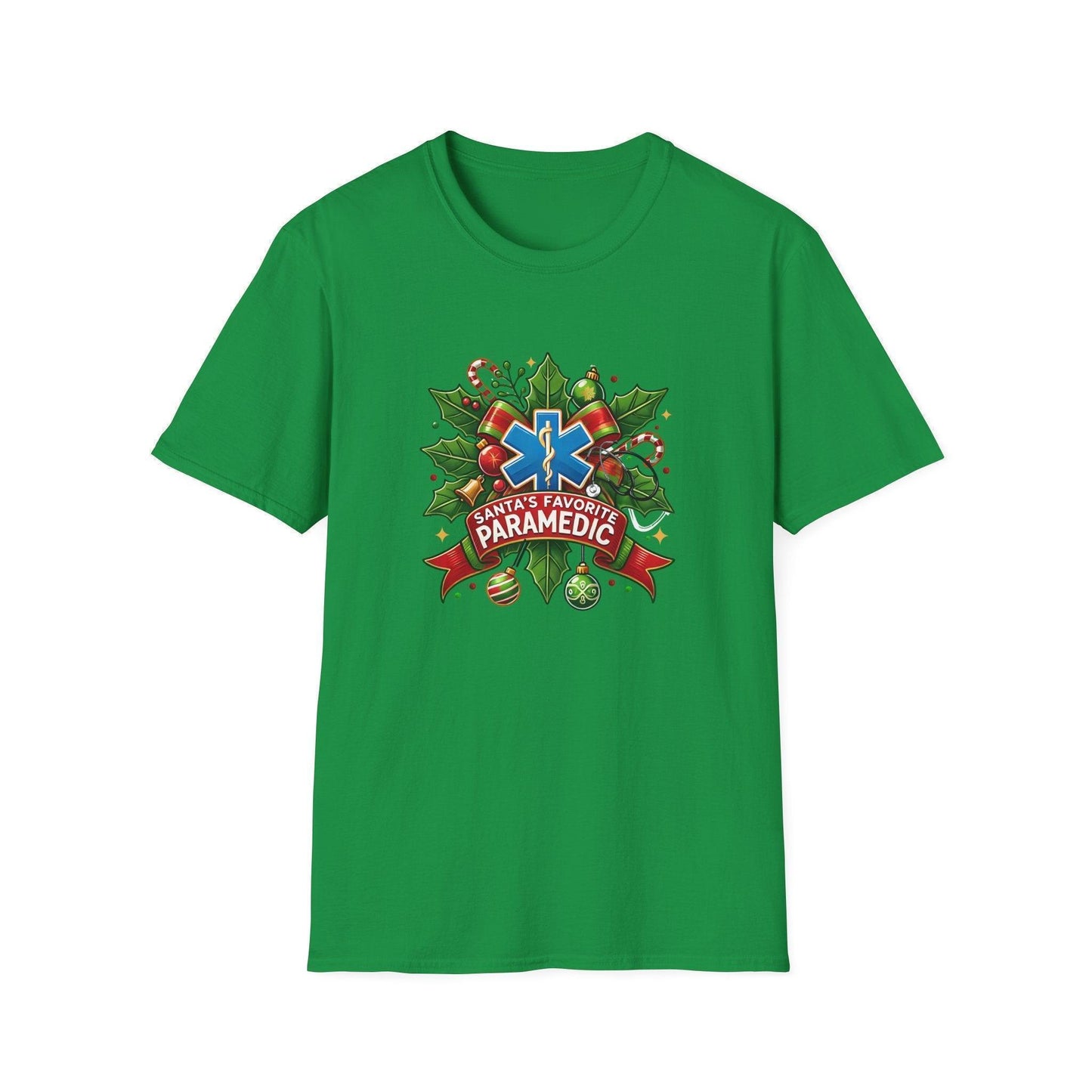 Santa's Favorite Paramedic Unisex Tee 🚑🎅 - Whippie's