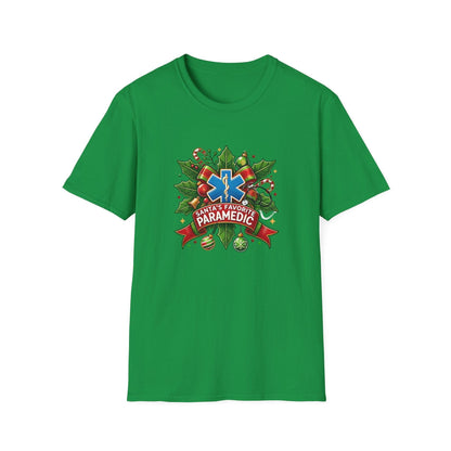 Santa's Favorite Paramedic Unisex Tee 🚑🎅 - Whippie's