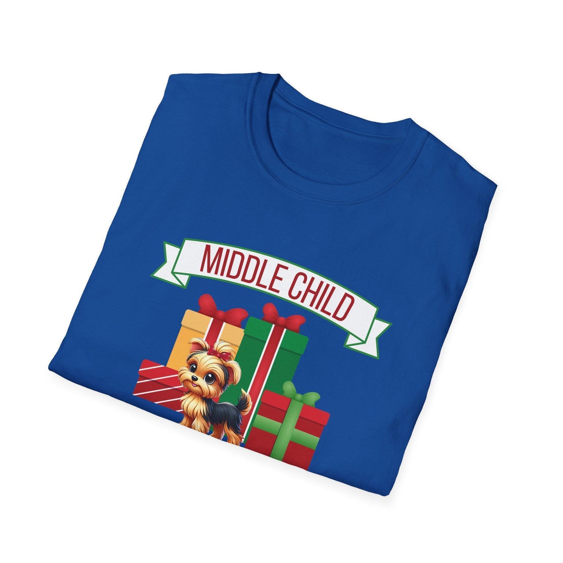 Middle Child, The Favorite 🎁🐶 Yorkie - Unisex Tee! 🎁👑 - Whippie's