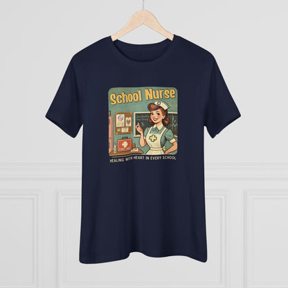 School Nurse Hero Tee - Healing with Heart in Every School 🩺❤️ - Whippie's