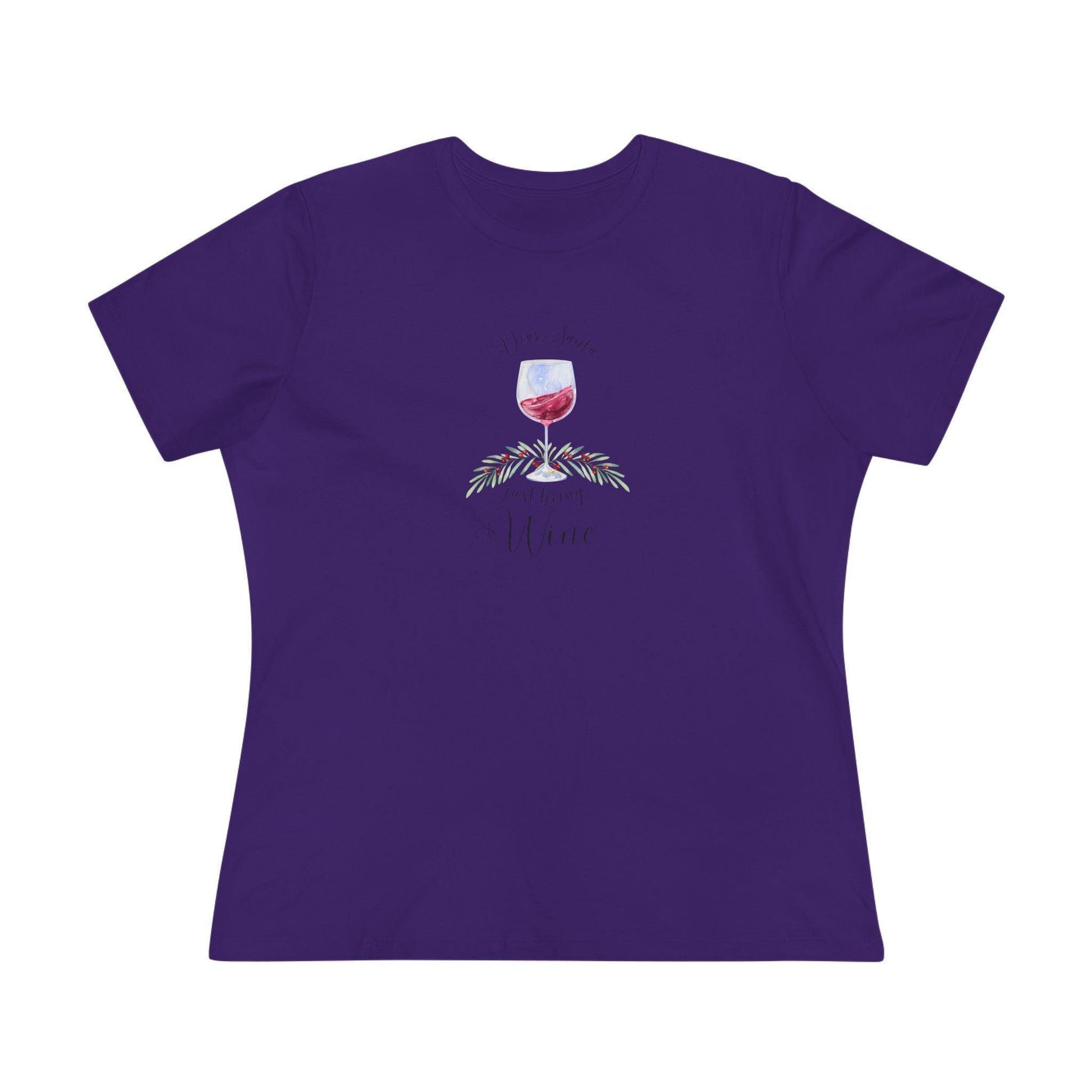 🍷💌 Dear Santa, Just Bring Wine 🎅🎄 - Women's Softstyle Tee - Whippie's