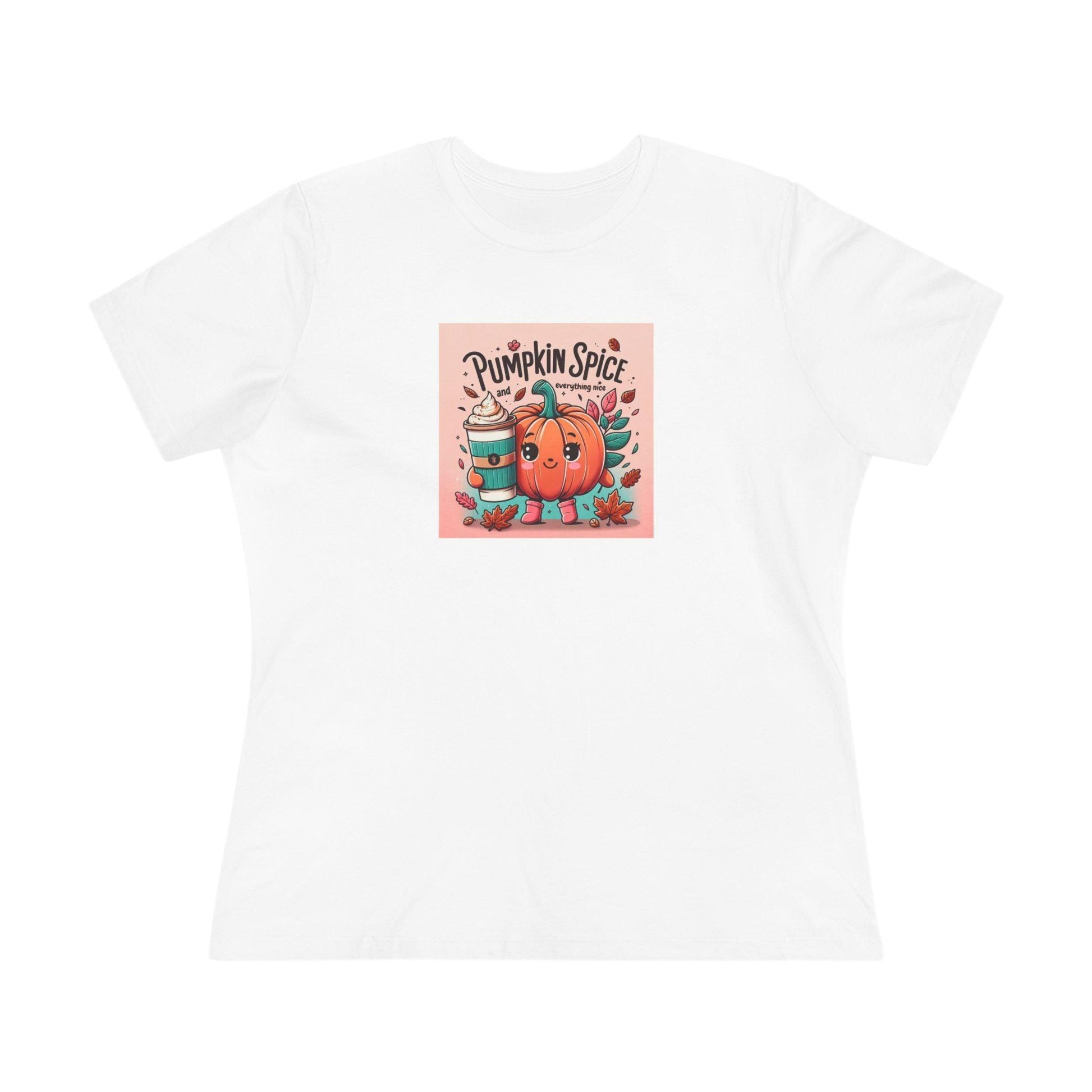 Cute Pumpkin: Pumpkin Spice and Everything Nice - Women's Softstyle Tee - Whippie's