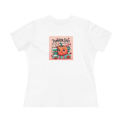 Cute Pumpkin: Pumpkin Spice and Everything Nice - Women's Softstyle Tee - Whippie's