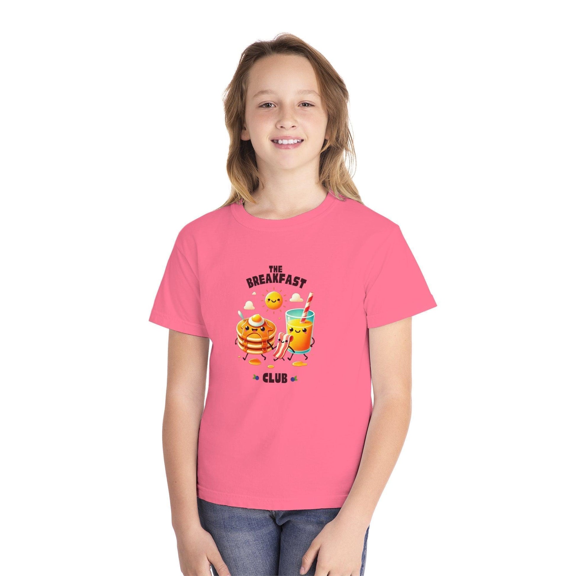 🥞 Breakfast Club 🍳 Youth Midweight Tee ☀️ Rise and shine, breakfast time! - Whippie's
