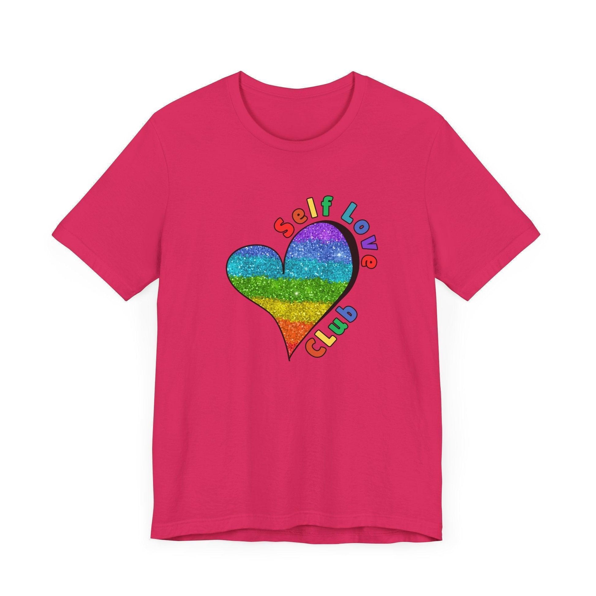❤️‍🔥 Self Love Club 🌈 Unisex Tee ✨ Join the club, love yourself! - Whippie's