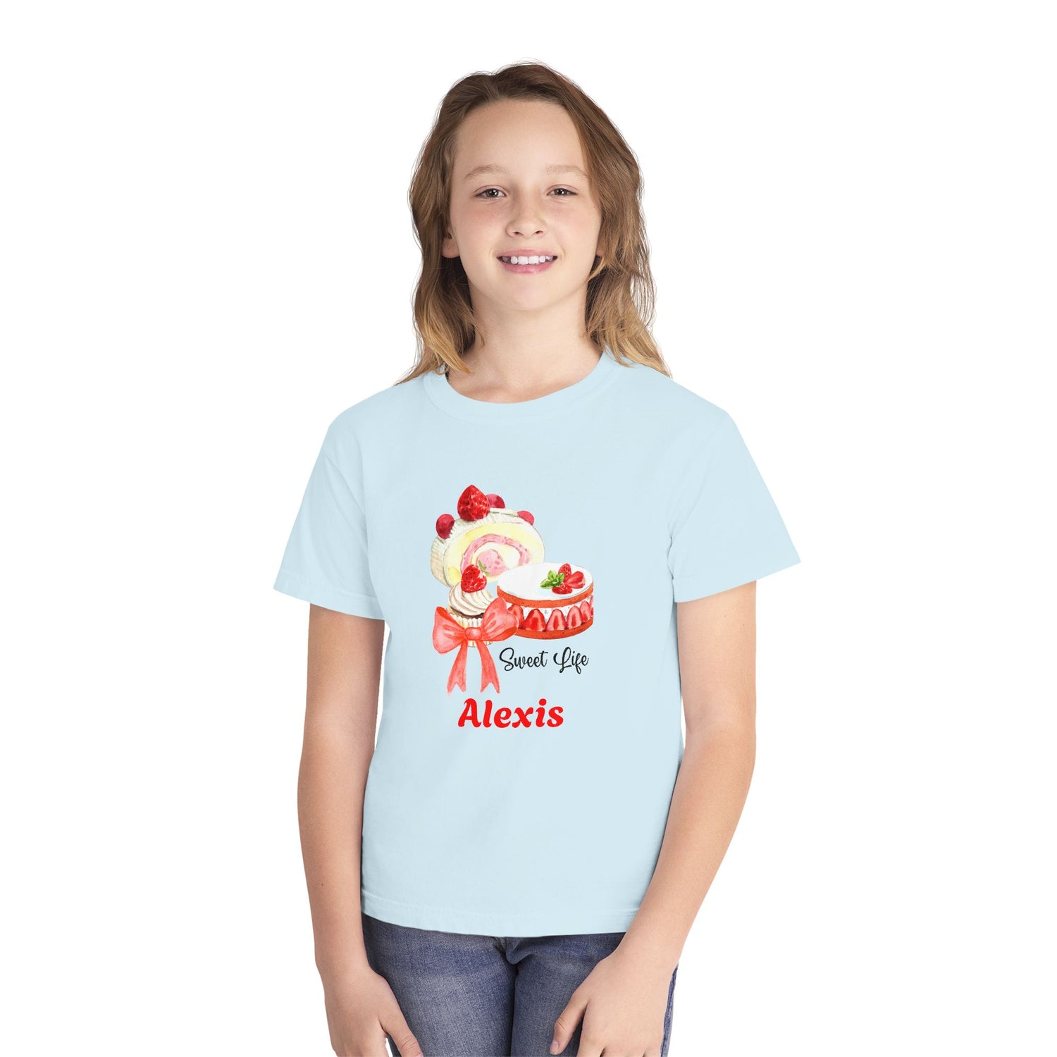 "Sweet Life" Youth Midweight Tee - Personalizable