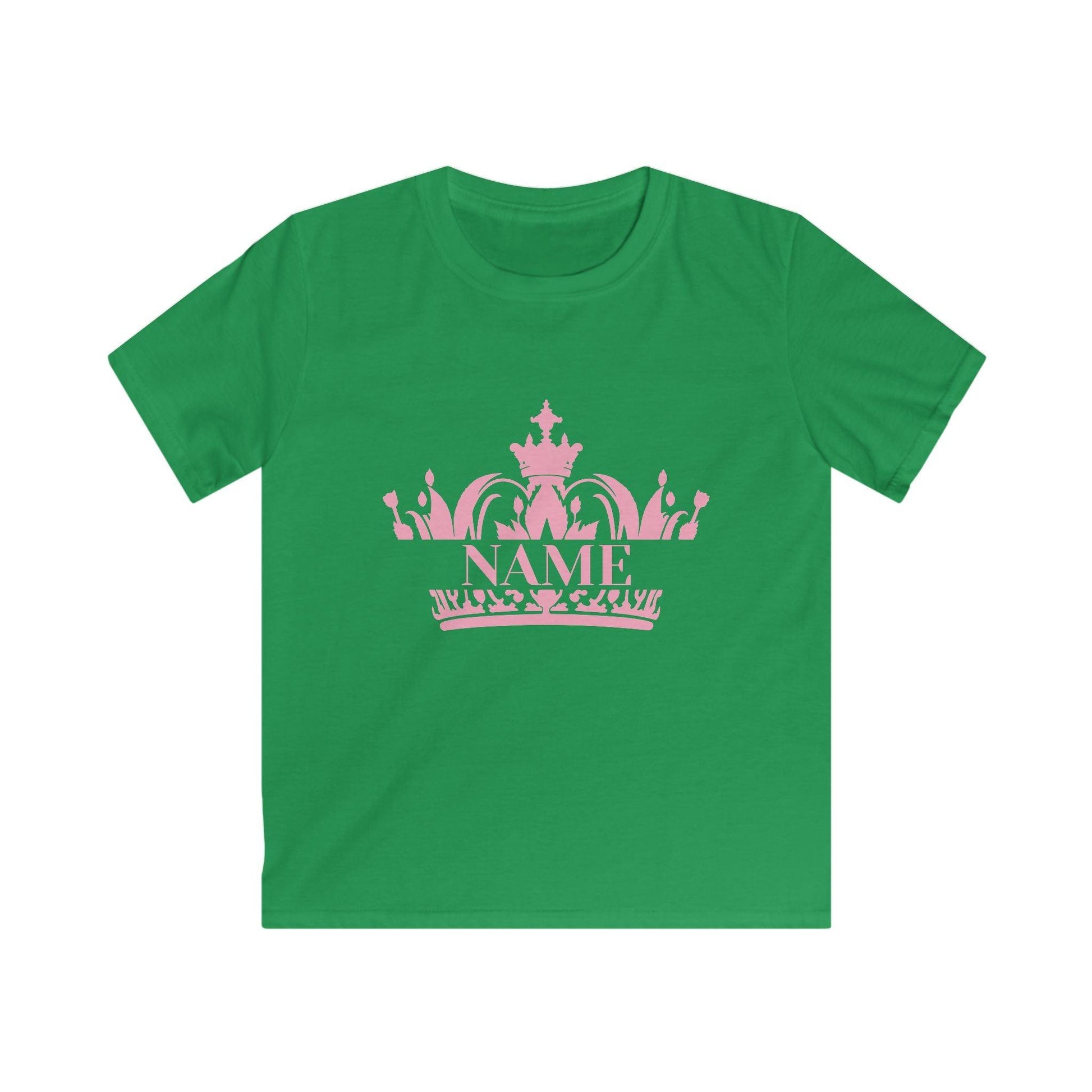 Crown Youth Tee - 👑 Rule Your World with Style! 👑 Personalizable - Whippie's
