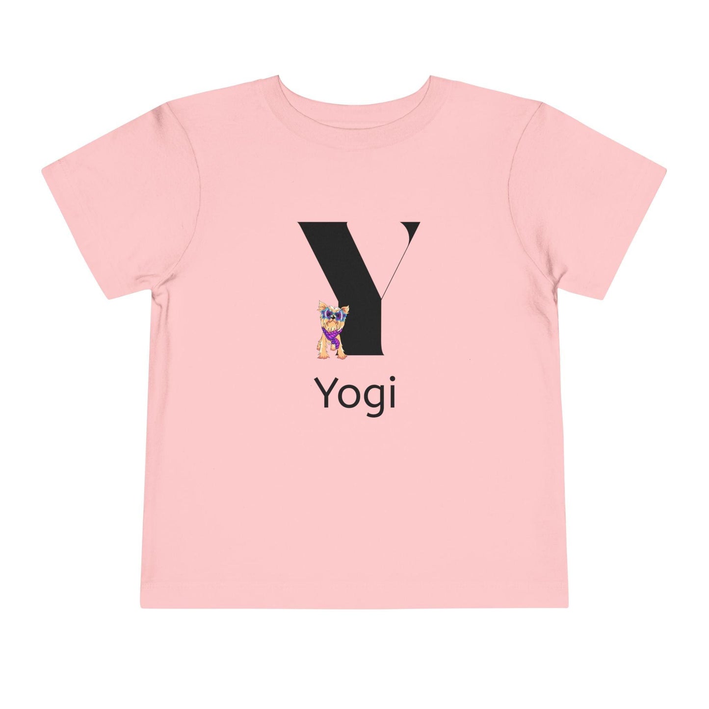 Alphabet Adventures: Letter Y - Yappy Yorkie Toddler Tee - Personalizable - Whippie's