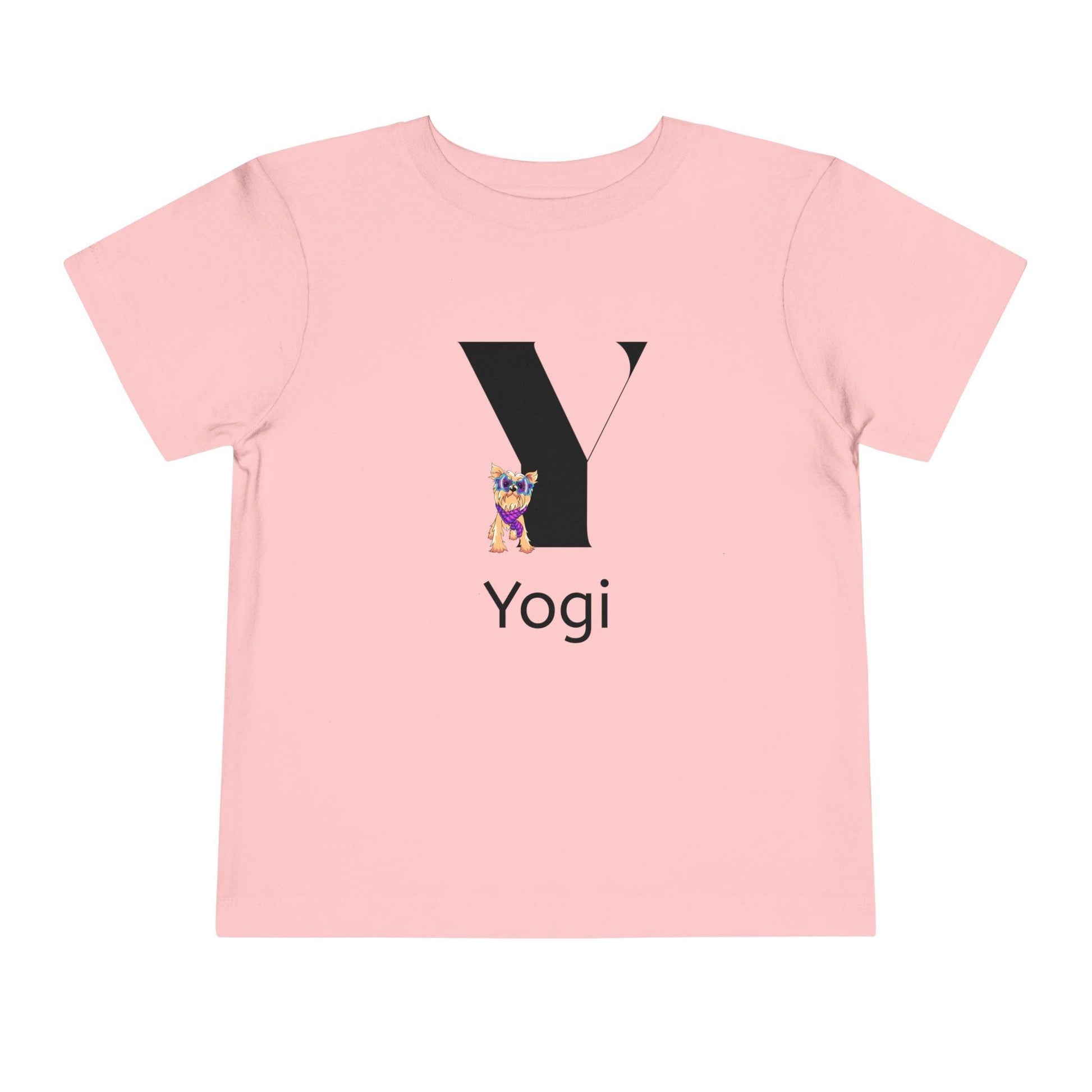 Alphabet Adventures: Letter Y - Yappy Yorkie Toddler Tee - Personalizable - Whippie's