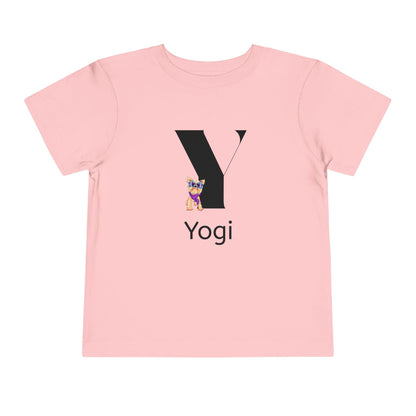 Alphabet Adventures: Letter Y - Yappy Yorkie Toddler Tee - Personalizable - Whippie's