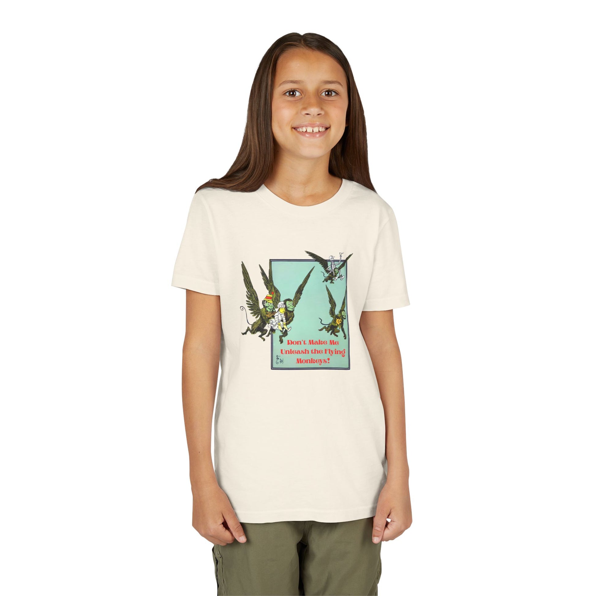 Wizard of Oz Don't Make Me Unleash the Flying Monkeys - Youth T-shirt - Whippie's