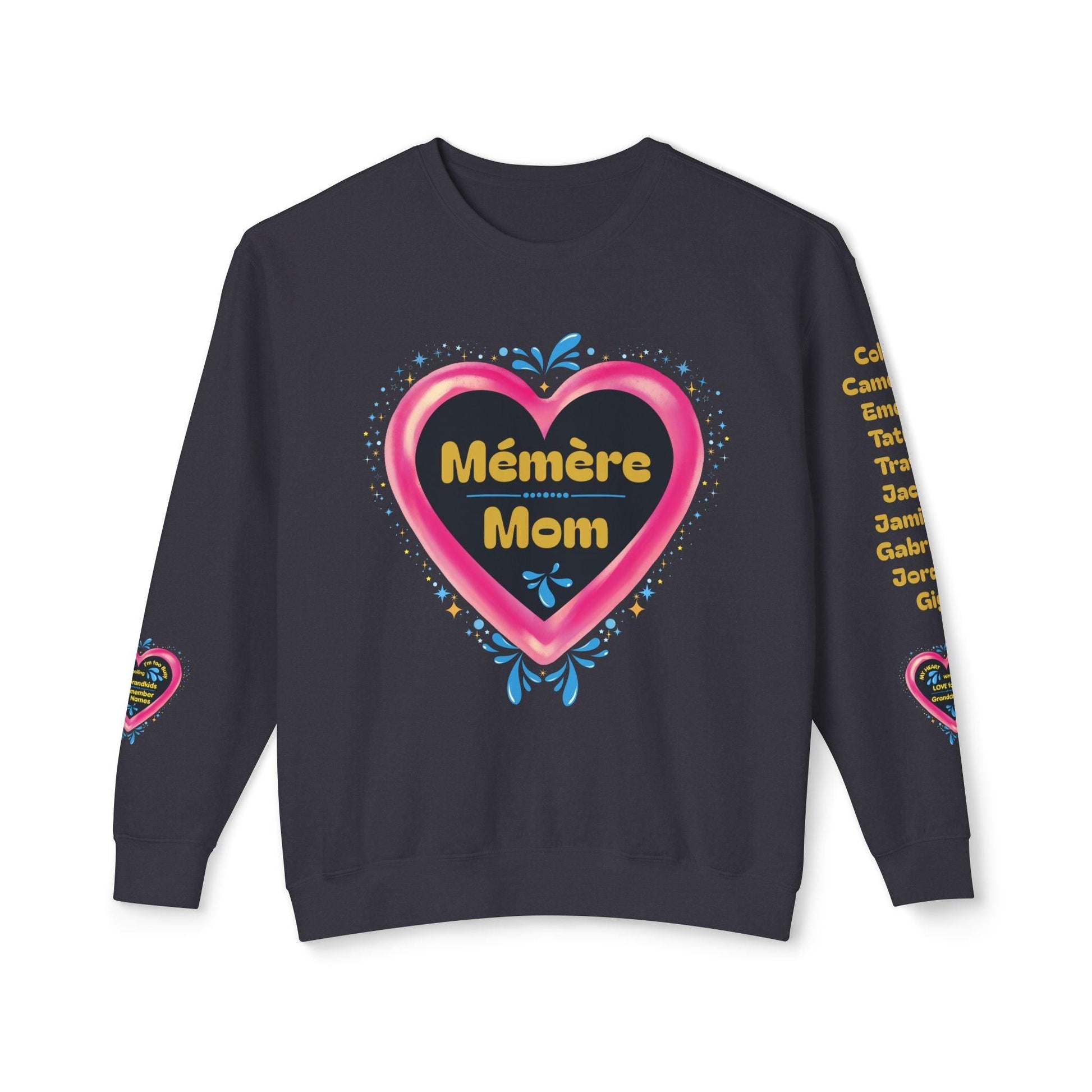 Grandma's Grandkids Crewneck Sweatshirt ✨ A grandma's love knows no bounds! Personalizable - Whippie's