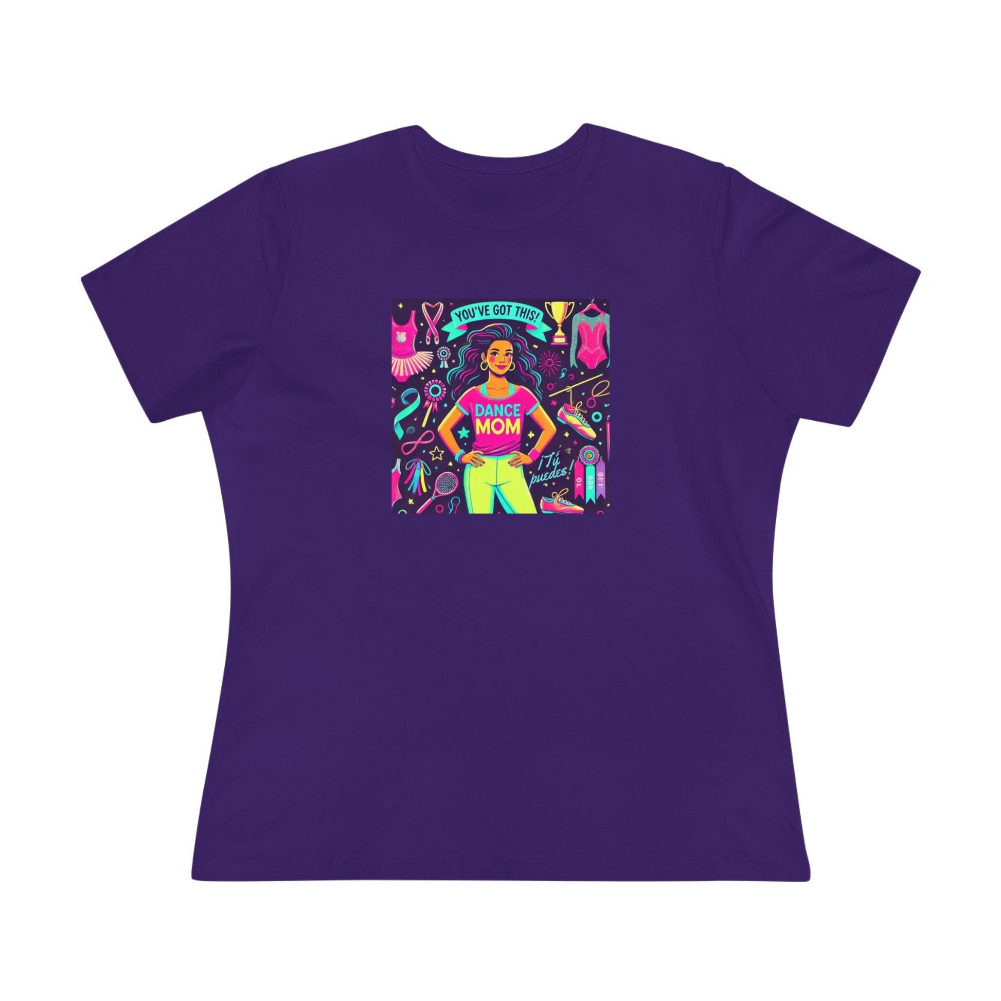 Dance Mom Magic (Latina Mom) - A Colorful Celebration 💃🌈 - Women's Softstyle Tee - Whippie's