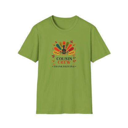 Thanksgiving Cousin Crew - Gobble 'Til You Wobble with Your Favorite Cousins! 🦃🍁 Unisex T-Shirt - Whippie's