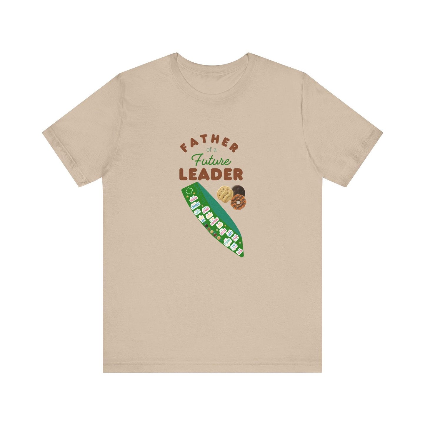 Father of a Future Leader - Unisex Jersey Tee - Smart, Brave, & Cookie-Powered! - Whippie's