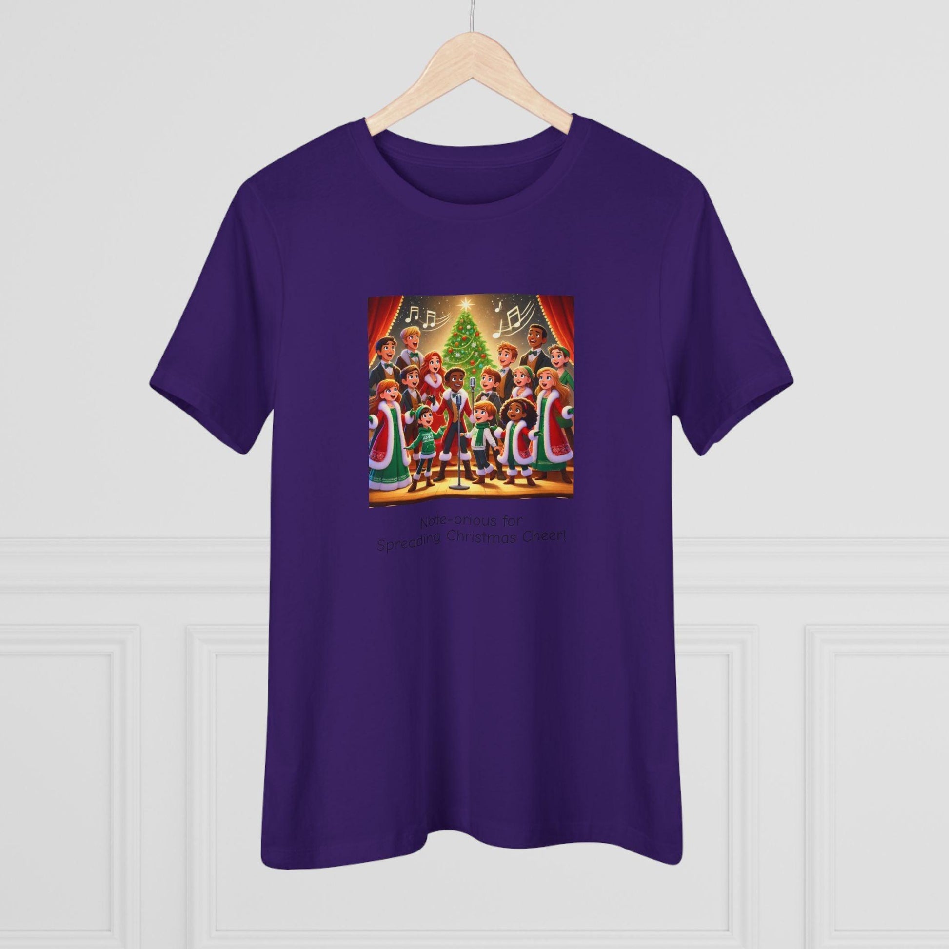 Note-orious for Spreading Christmas Cheer! - Women's Tee - Whippie's