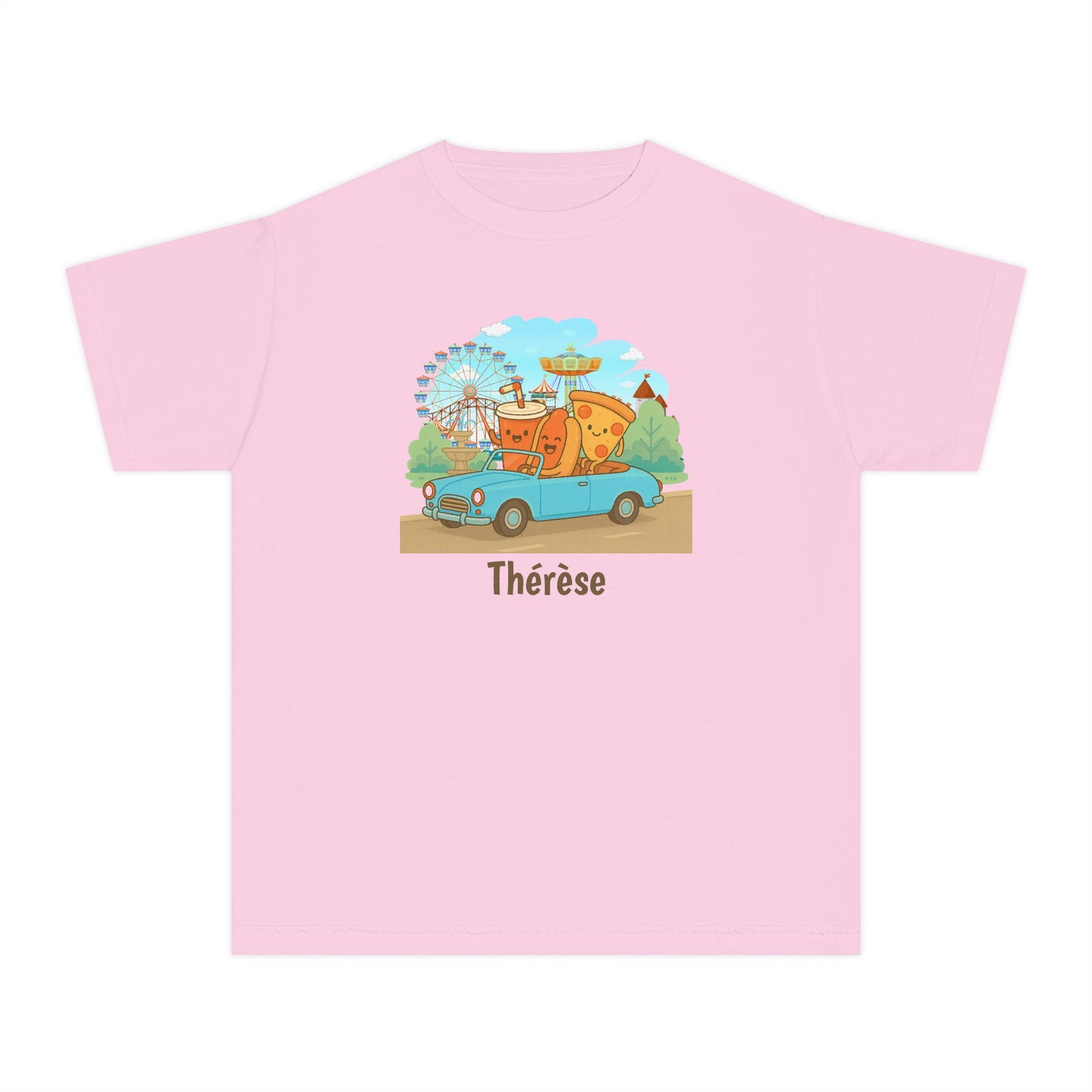 Fast Food Joyride Youth Tee - Fun & Whimsical Adventures! Personalizable