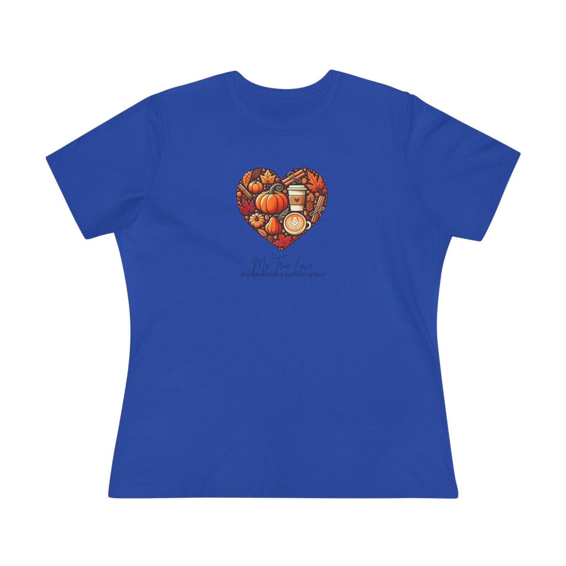 My True Love, Pumpkin Spice and Everything Nice - Women's Softstyle Tee - Whippie's