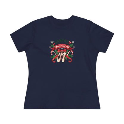 Santa's Favorite Dance Teacher Women's Softstyle Tee