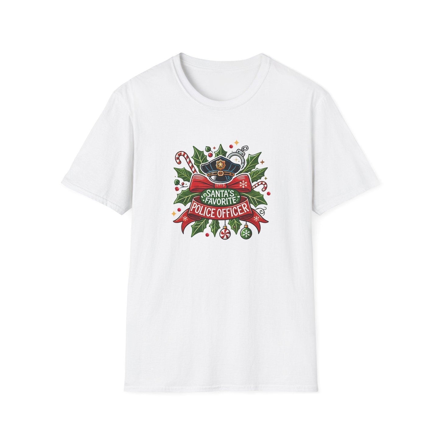 Santa's Favorite School Police Officer Unisex Tee 👮🎅 - Whippie's