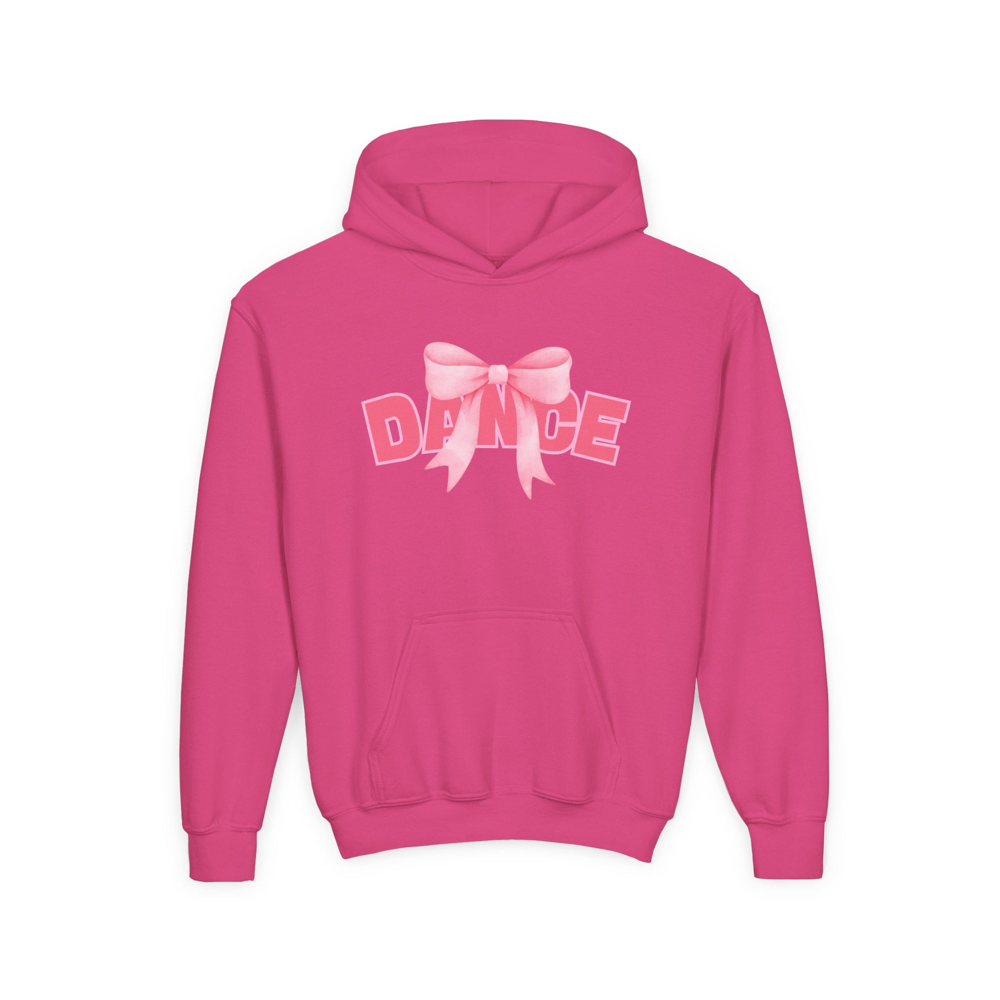 DANCE Team Dance Competition Love of Dance - Pink Coquette Bow Hoodie - Whippie's