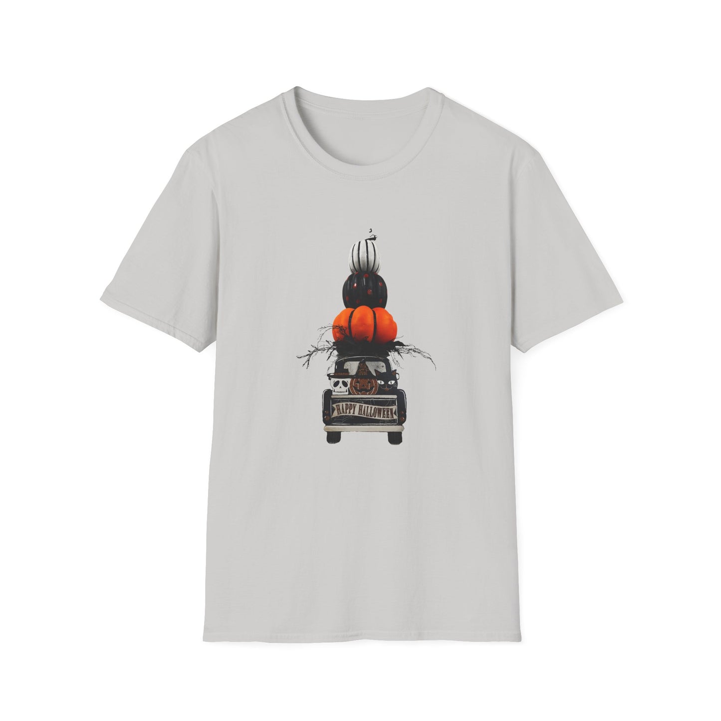 Halloween Truck | Festive Pumpkin Pickup Unisex Tee