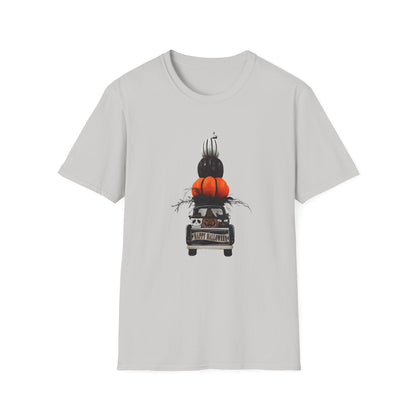 Halloween Truck | Festive Pumpkin Pickup Unisex Tee