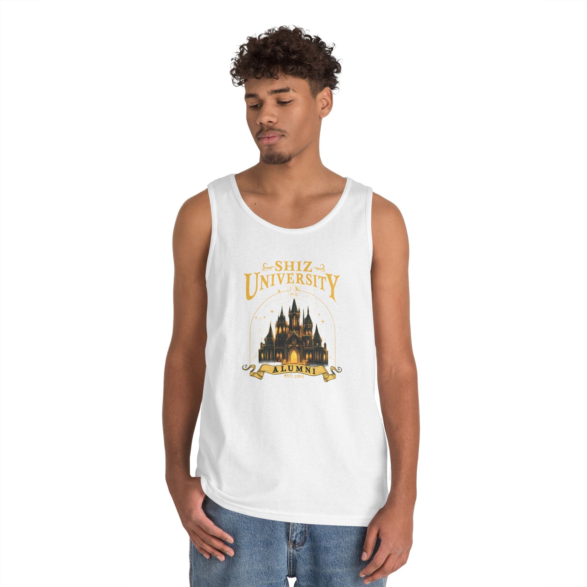 Shiz University Alumni Tank Top | Unisex Heavy Cotton | Graduation Gift, College Apparel, Summer Wear, Casual Outfit, School Spirit - Whippie's