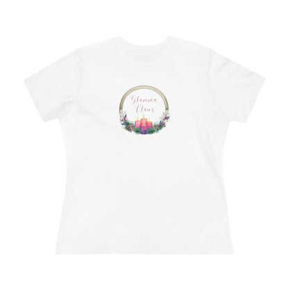 Glamma Claus - Christmas Cheer! 🤶🎄 - Women's Softstyle Tee - Whippie's