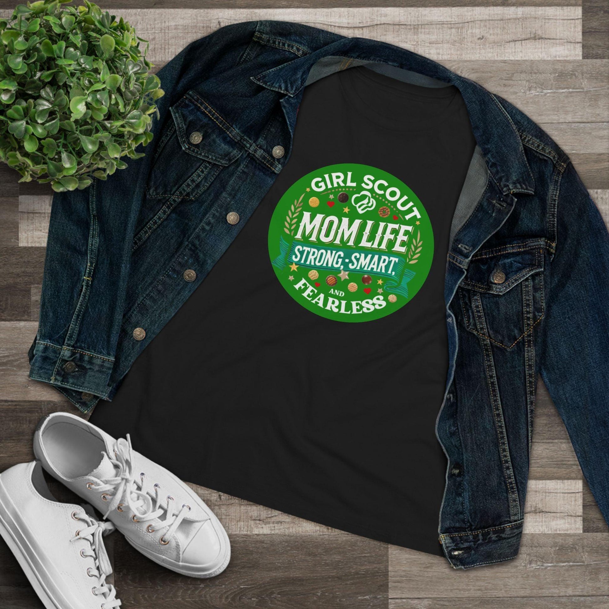 Girl Scout Mom Life - Women's Tee - Strong, Smart & Fearless! - Whippie's