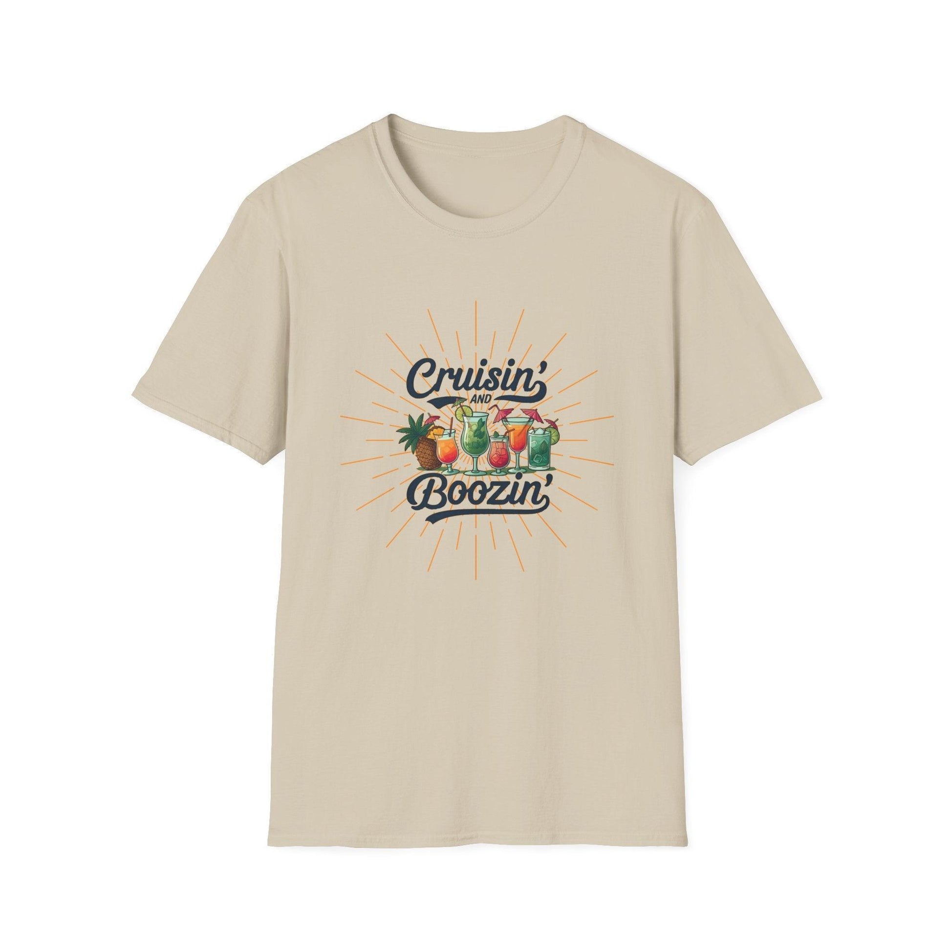 Cruisin' and Boozin Unisex Tee 🛳️🍹 - Whippie's