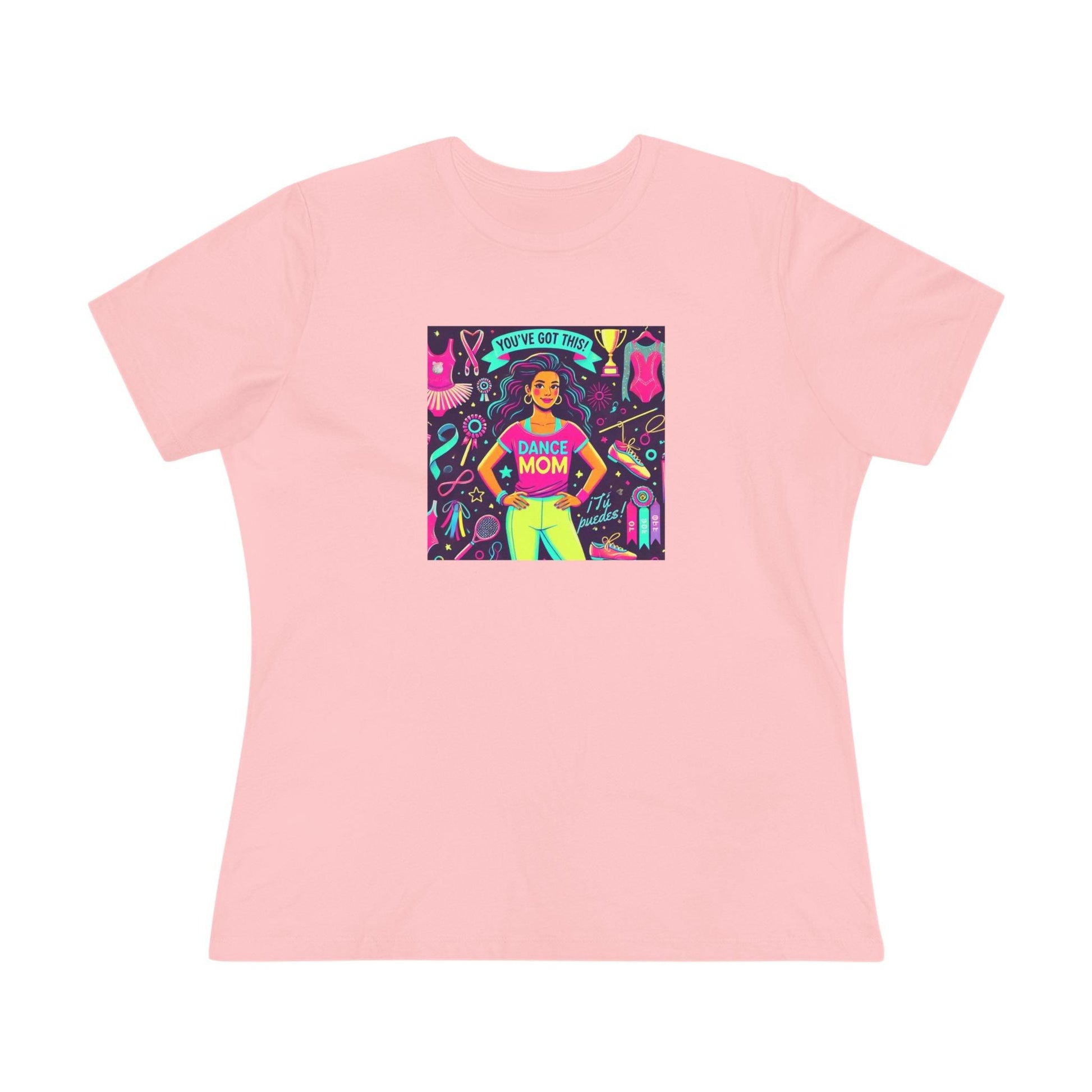 Dance Mom Magic (Latina Mom) - A Colorful Celebration 💃🌈 - Women's Softstyle Tee - Whippie's