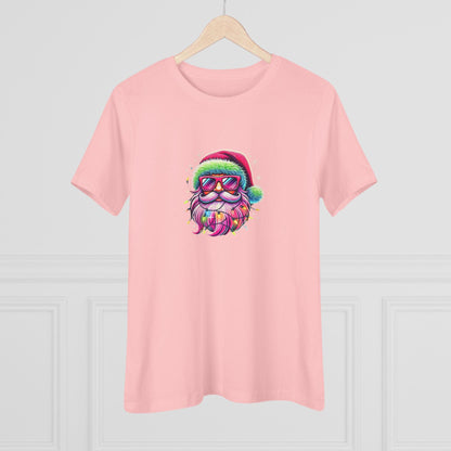 Shine Bright Like Santa! Merry and Bright! 🎅🏻✨🌈 - Women's Softstyle Tee - Whippie's