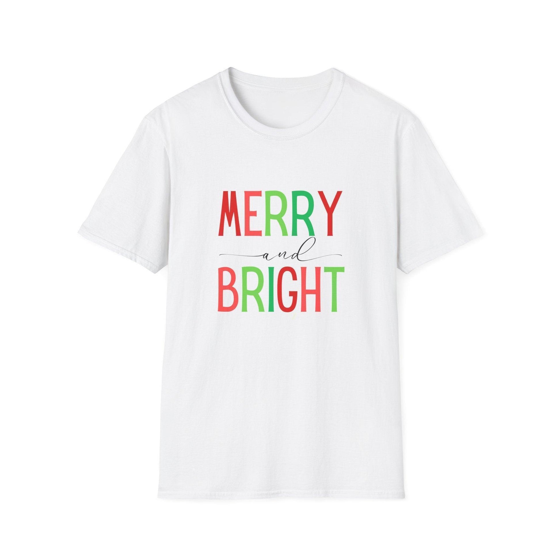 Merry and Bright Unisex Tee 🌈✨ - Whippie's
