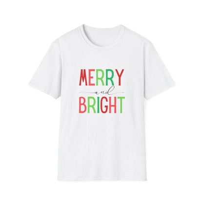 Merry and Bright Unisex Tee 🌈✨ - Whippie's