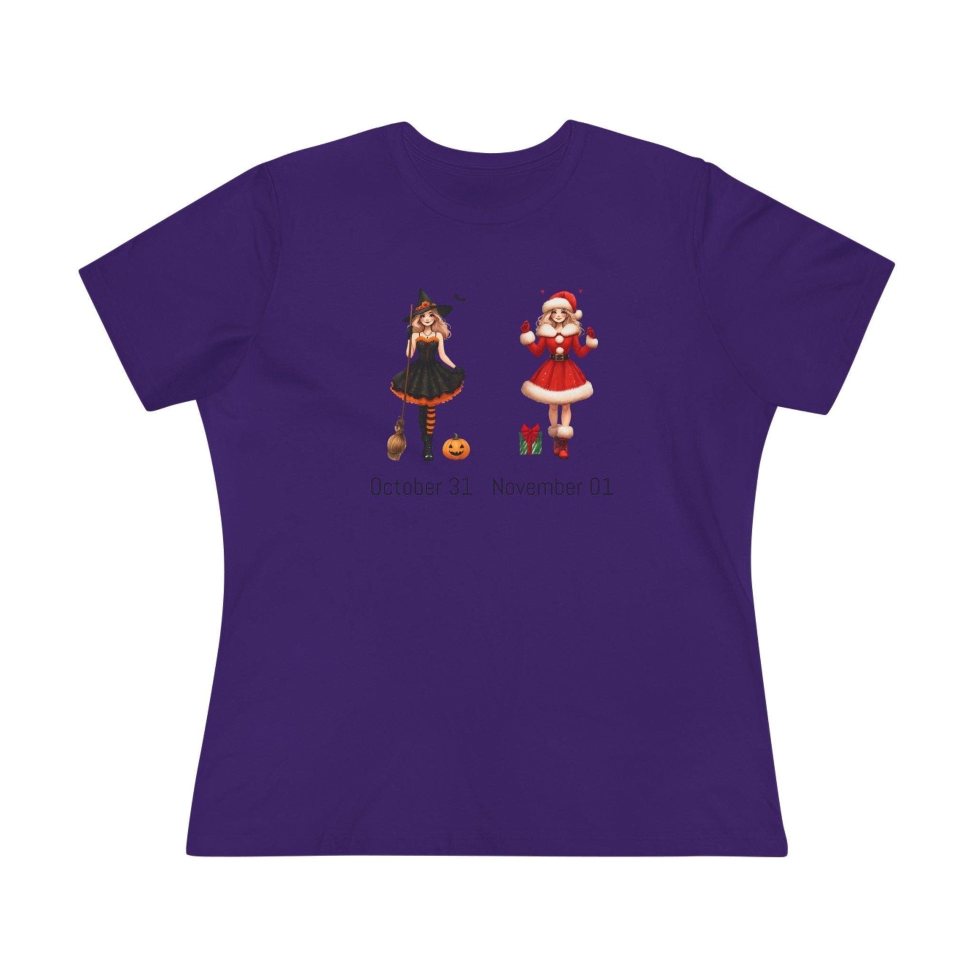 From Halloween to Holidays Women's Softstyle Tee 🎄🎃 - Whippie's