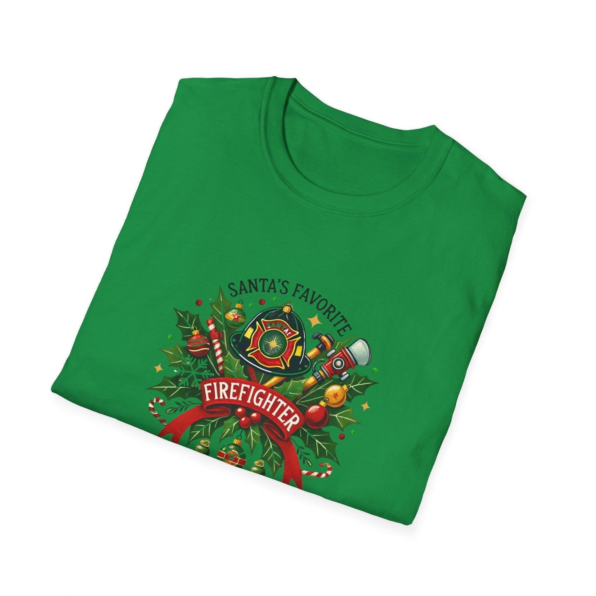 Santa's Favorite Firefighter Unisex Tee 🔥🎅 - Whippie's