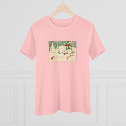 Greetings - Snow Fun - Women's Tee - Whippie's