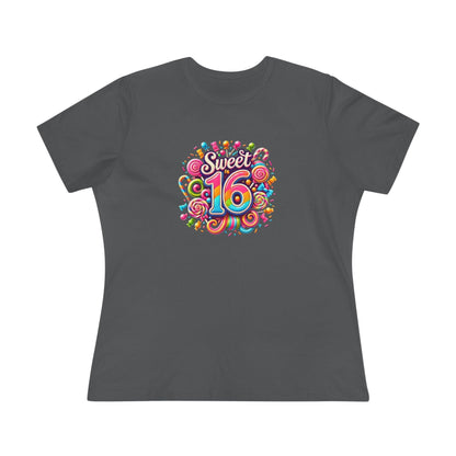 Sweet 16 Tee - Let's Celebrate! 🎉🍭 - Women's Softstyle Tee - Whippie's