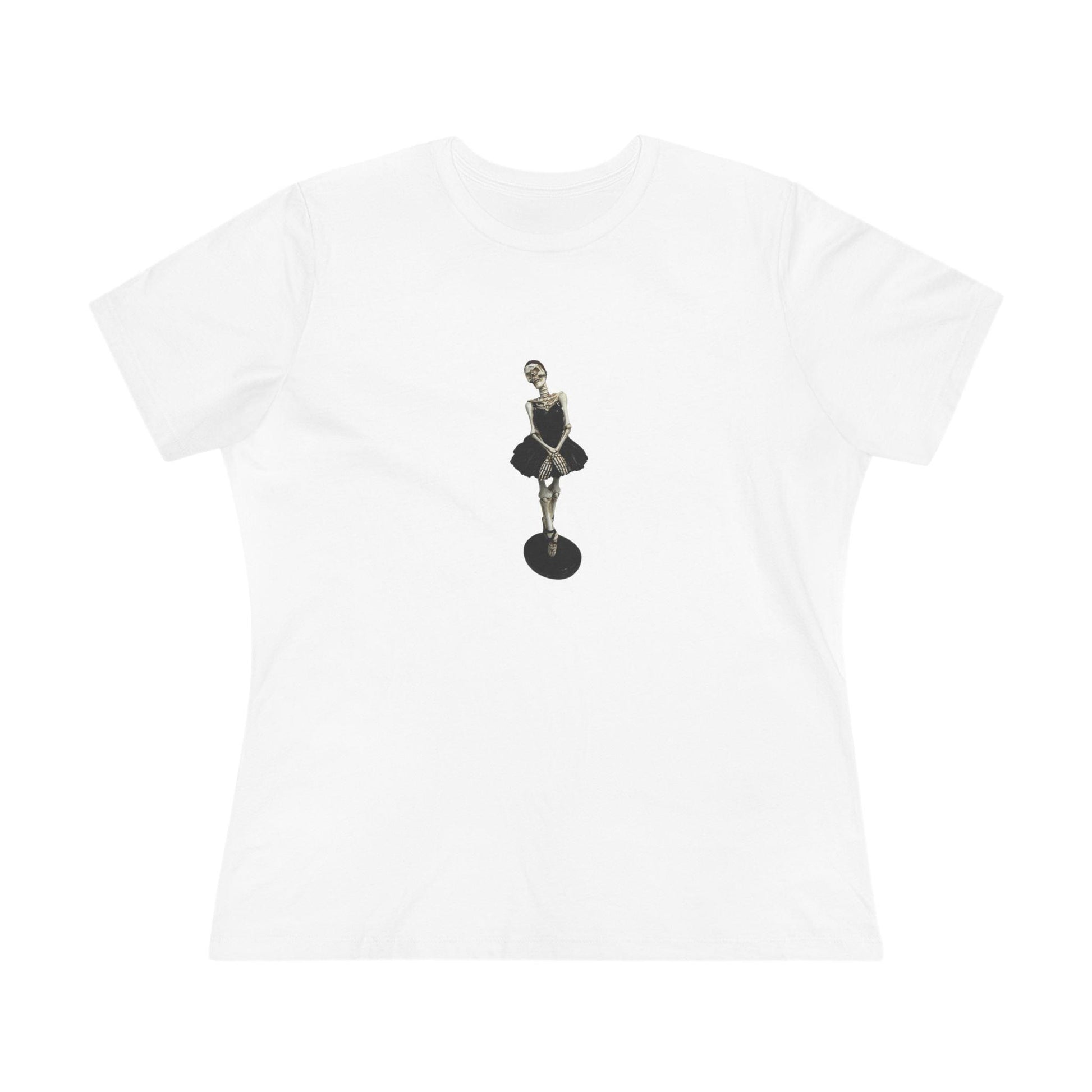 Ballerina Bones - Spooktacularly Stylish! ☠️🩰 - Women's Softstyle Tee - Whippie's
