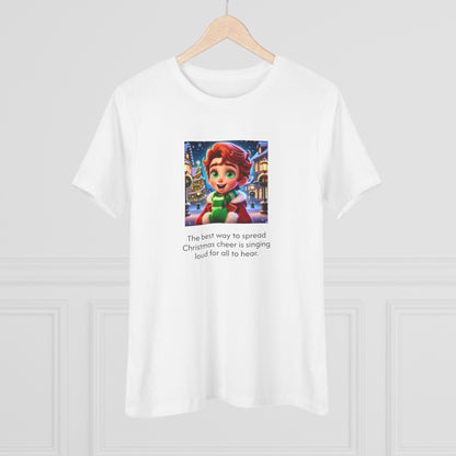 Caroler - Christmas Cheer - RH Boy - Women's Tee - Whippie's