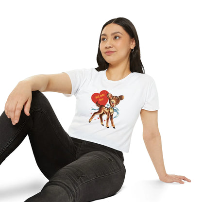 Well, Hello Deer Boxy Valentine Tee