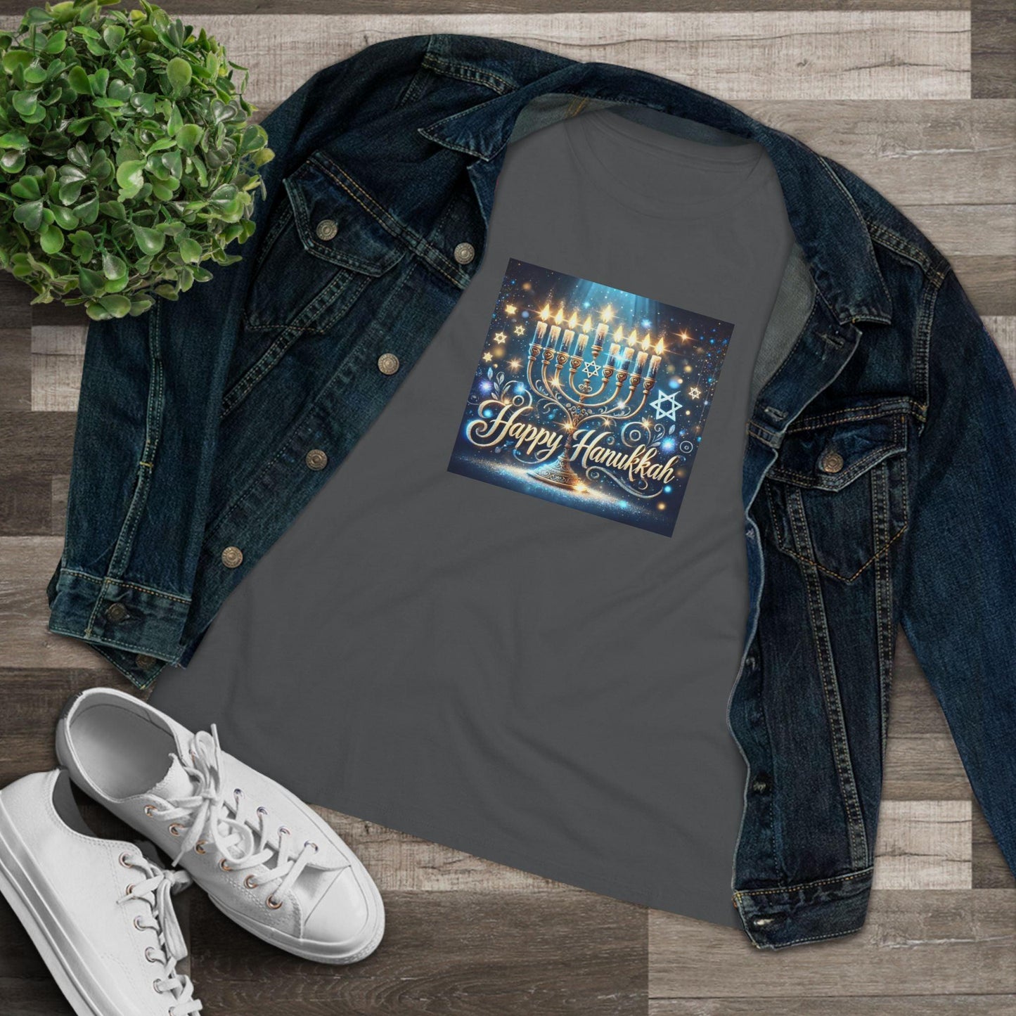 Happy Hanukkah - Women's Tee - Whippie's