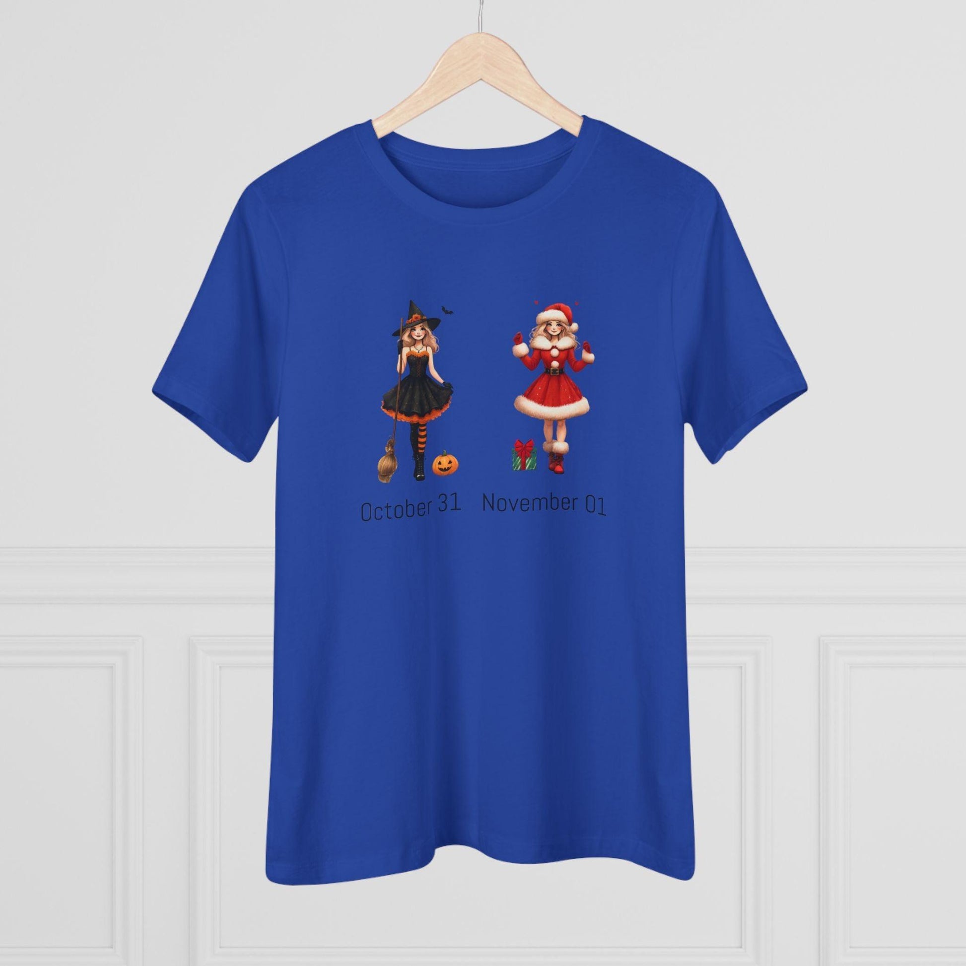 From Halloween to Holidays Women's Softstyle Tee 🎄🎃 - Whippie's