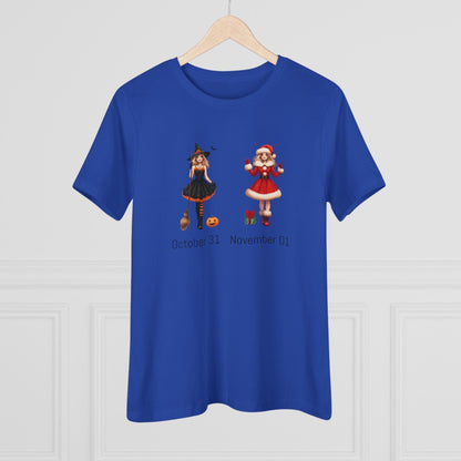 From Halloween to Holidays Women's Softstyle Tee 🎄🎃 - Whippie's