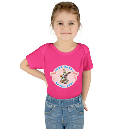 Some Bunny Loves You Baby Onesie - Hop into Easter with Adorable Style! 🐰💖 - Whippie's