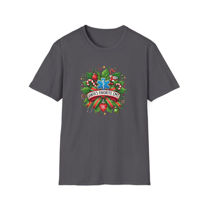 Santa's Favorite EMT Unisex Tee 🚑🎅 - Whippie's