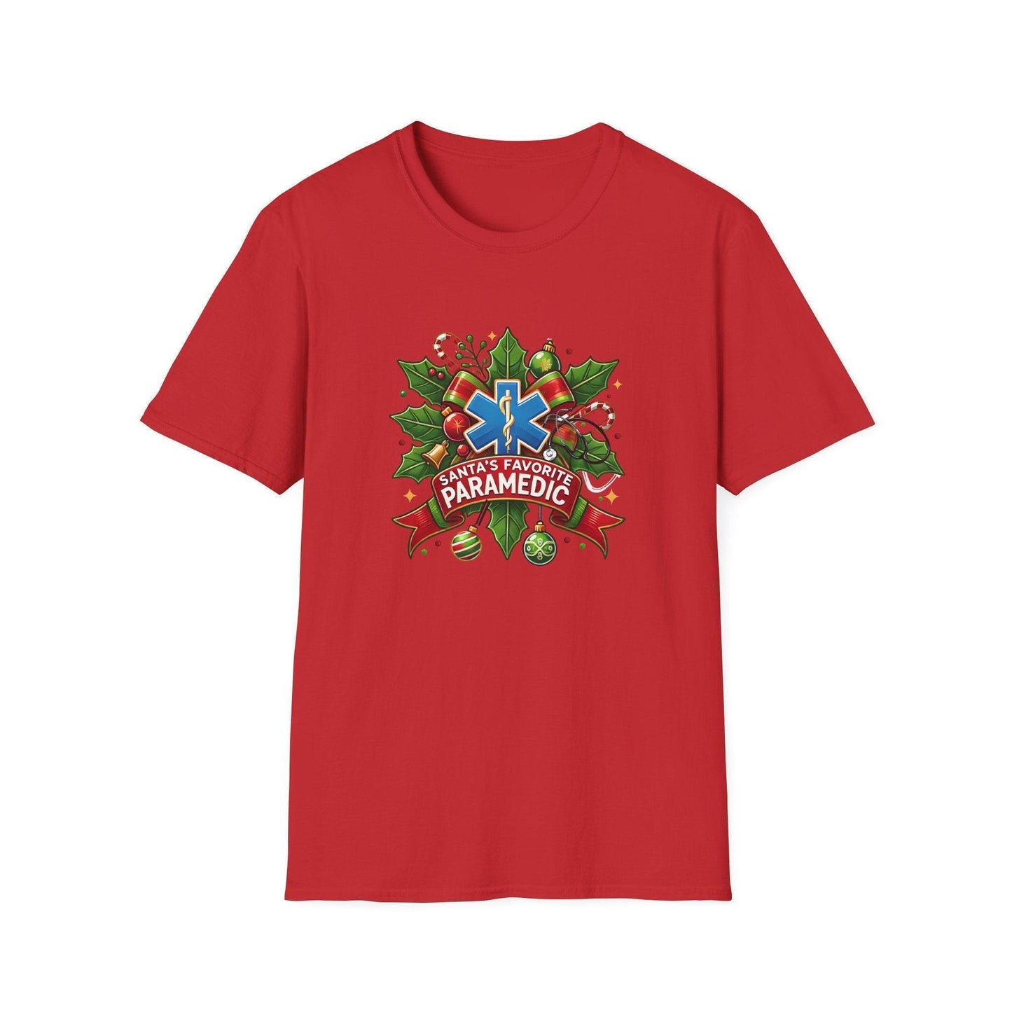 Santa's Favorite Paramedic Unisex Tee 🚑🎅 - Whippie's