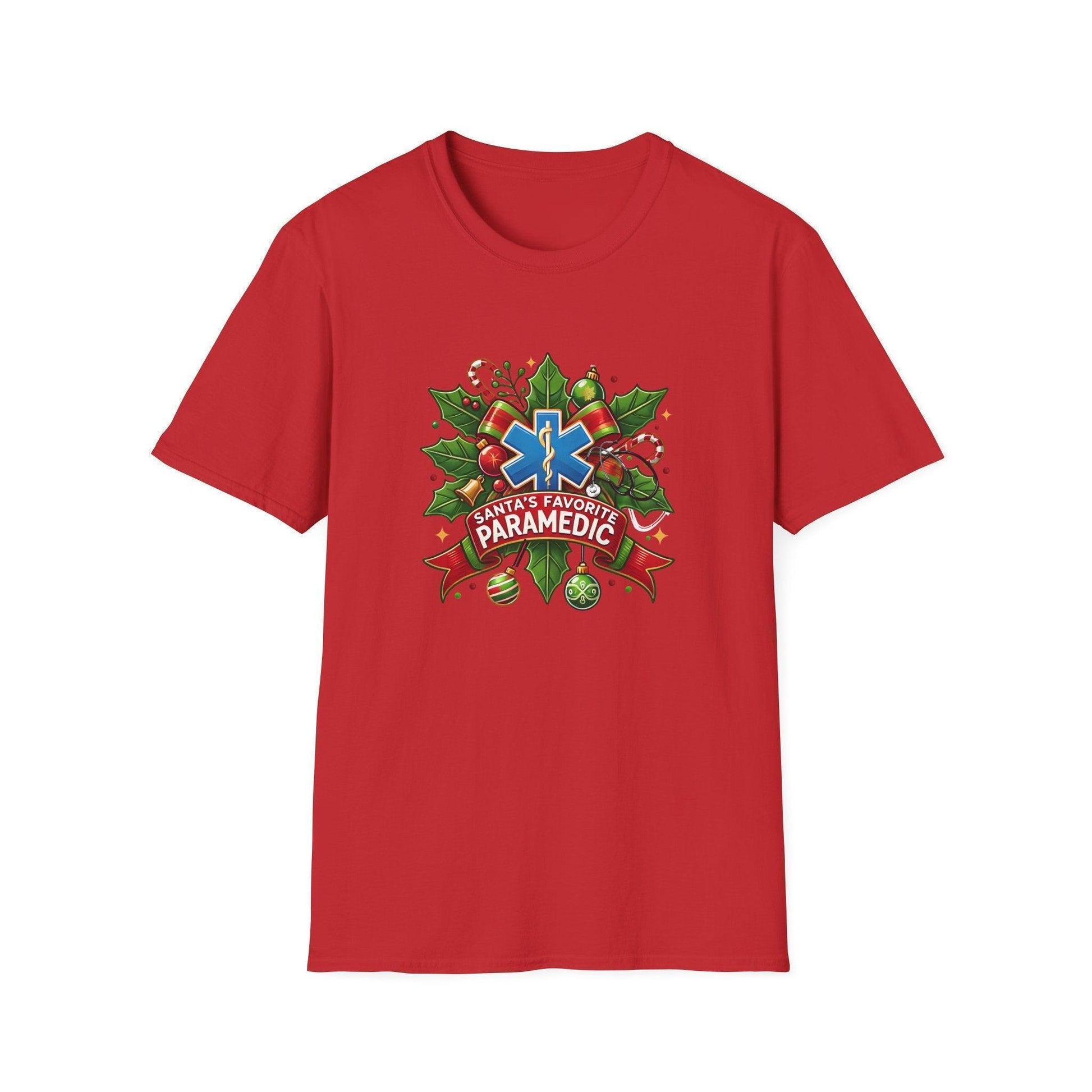 Santa's Favorite Paramedic Unisex Tee 🚑🎅 - Whippie's